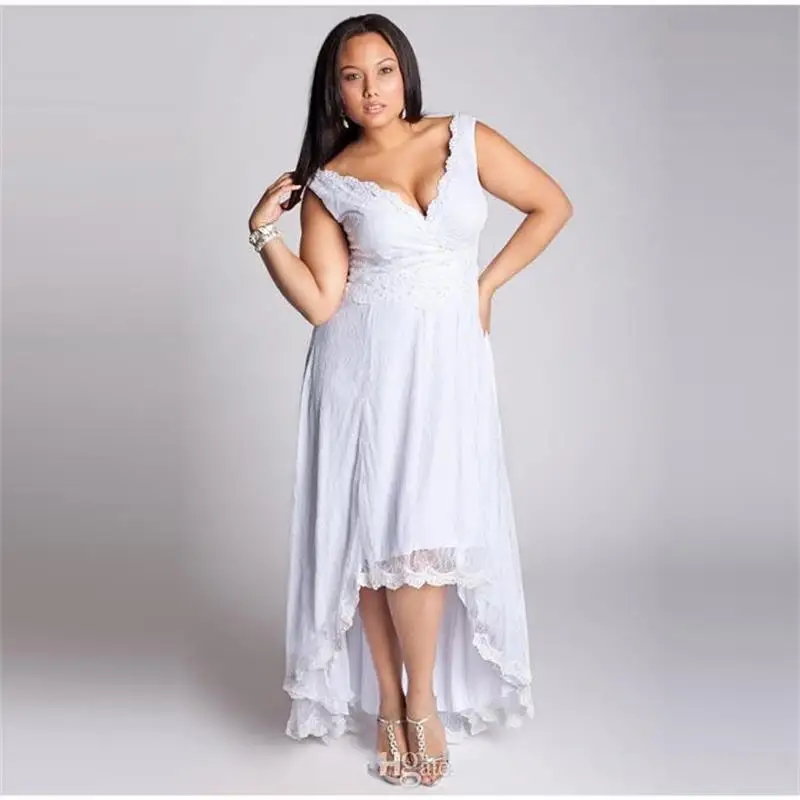 plus size high low summer dresses