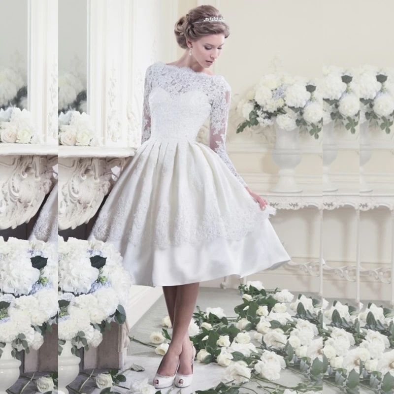 vestidos de novia cortos estilo vintage – vestidos de boda