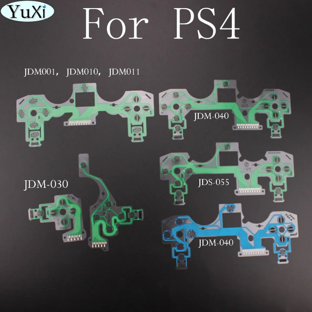 

JDS-040 JDS 055 Conductive Film Replacement Controller Button Ribbon Circuit Board For Play Station 4 PS4 Pro JDS 050 Controller