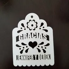 Персонализированные Свадебные ярлыки, пользовательские Вечерние подарочные бирки, лазерная резка Спасибо/gracia бирки, рамка моя жизнь бумажная бирка для подарка