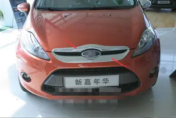 

ABS Chrome Front Grille Around Trim Racing Grills Trim For 2009-2011 Fiesta