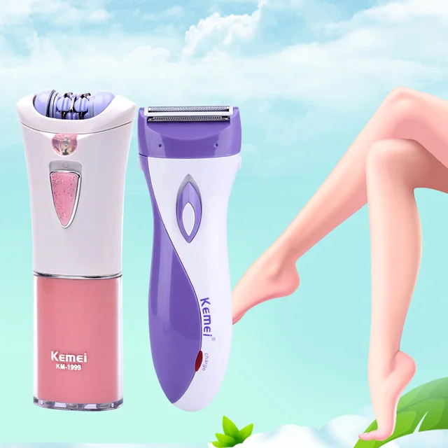 Depilatory Electric Female Epilator Women Hair Removal+Rechargeable