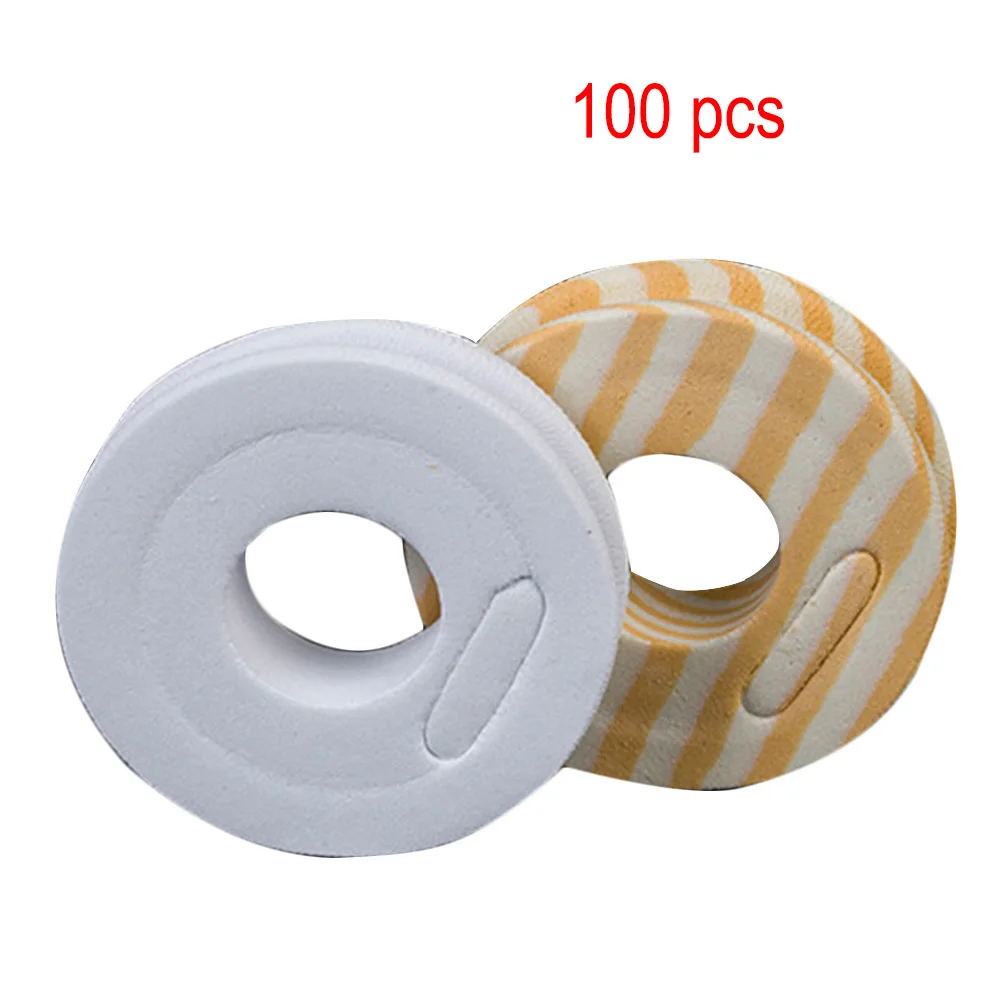 

100pcs Foam Winding Board Fishing Line Shaft Bobbin Spools Tackle Box Red Utility Line Fishing