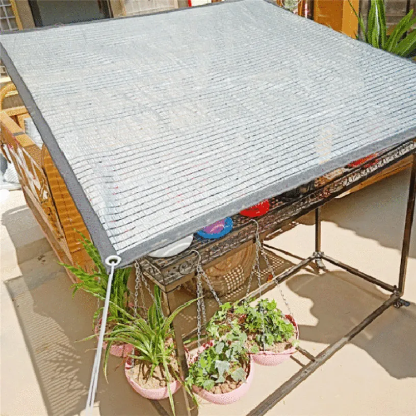 

Flowers Plant Shading Sunscreen Mesh Outdoor Garden Sunscreen Sunblock Shade Cloth Net Plant Cover Rain-proof Summer awning 9M14