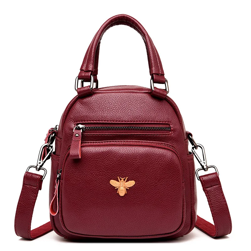 

Women's Shoulder Bags PU Leather Luxury Handbag Multifunction Female Messenger Crossbody Bags for Women Girls Ladies Bucket Bags