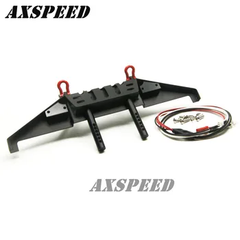 

1pcs Metal Front Bumper wIth LED Kit For 1/10 RC Axial SCX10-90046 Crawler (#A)