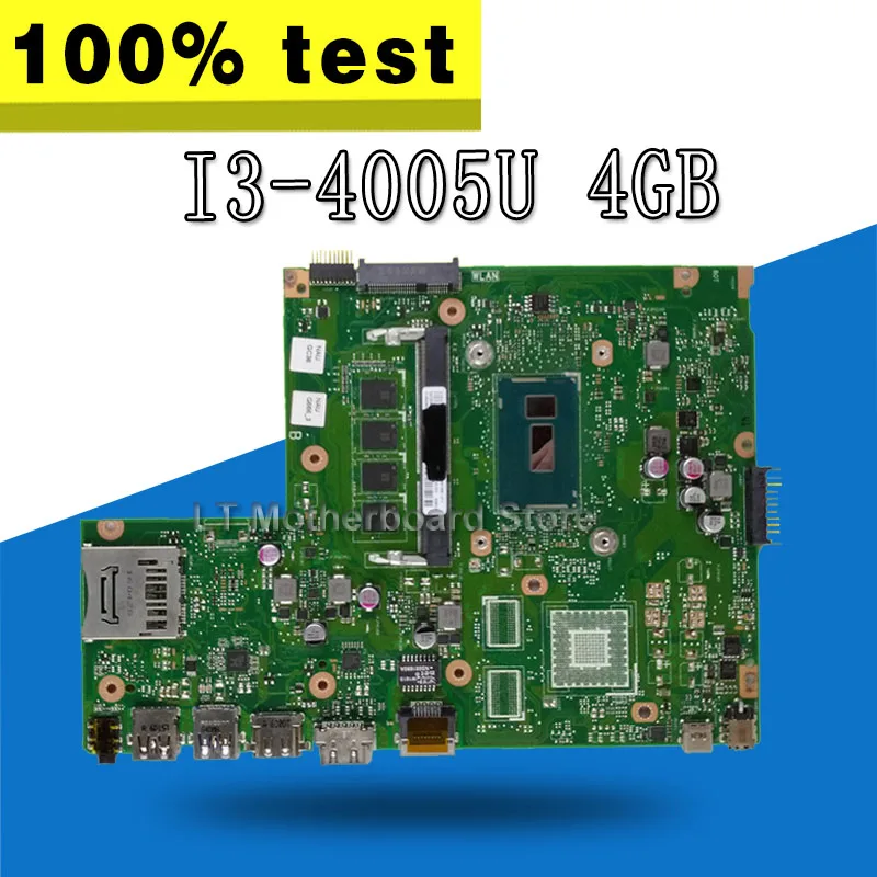 

X540LA Motherboard I3-4005U 4GB For ASUS X540L X540LJ F540L Laptop motherboard X540LA Mainboard X540LA Motherboard test 100% OK