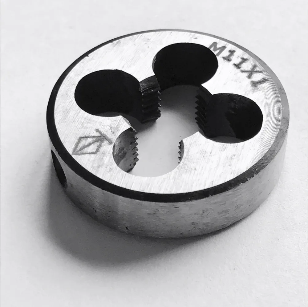 Aceteel Matrice De Filetage Métrique Ronde M8 X 1,25 Mm, Matrice