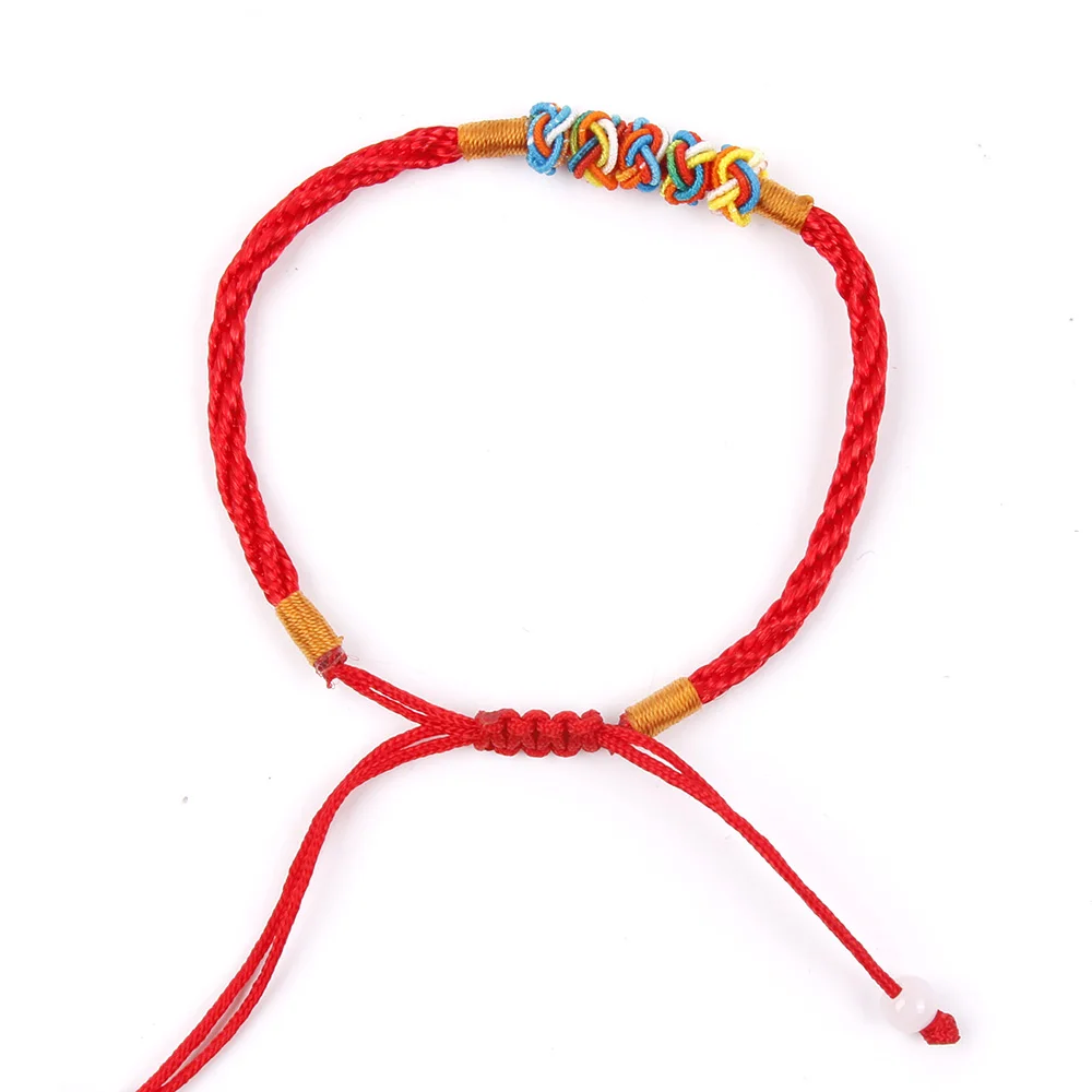 

1Pc Red String Thread Adjustable Bracelet Chinese Oriental Lucky Jewelry Lover Couple Gift Unisex For Man Women Charm Bracelet