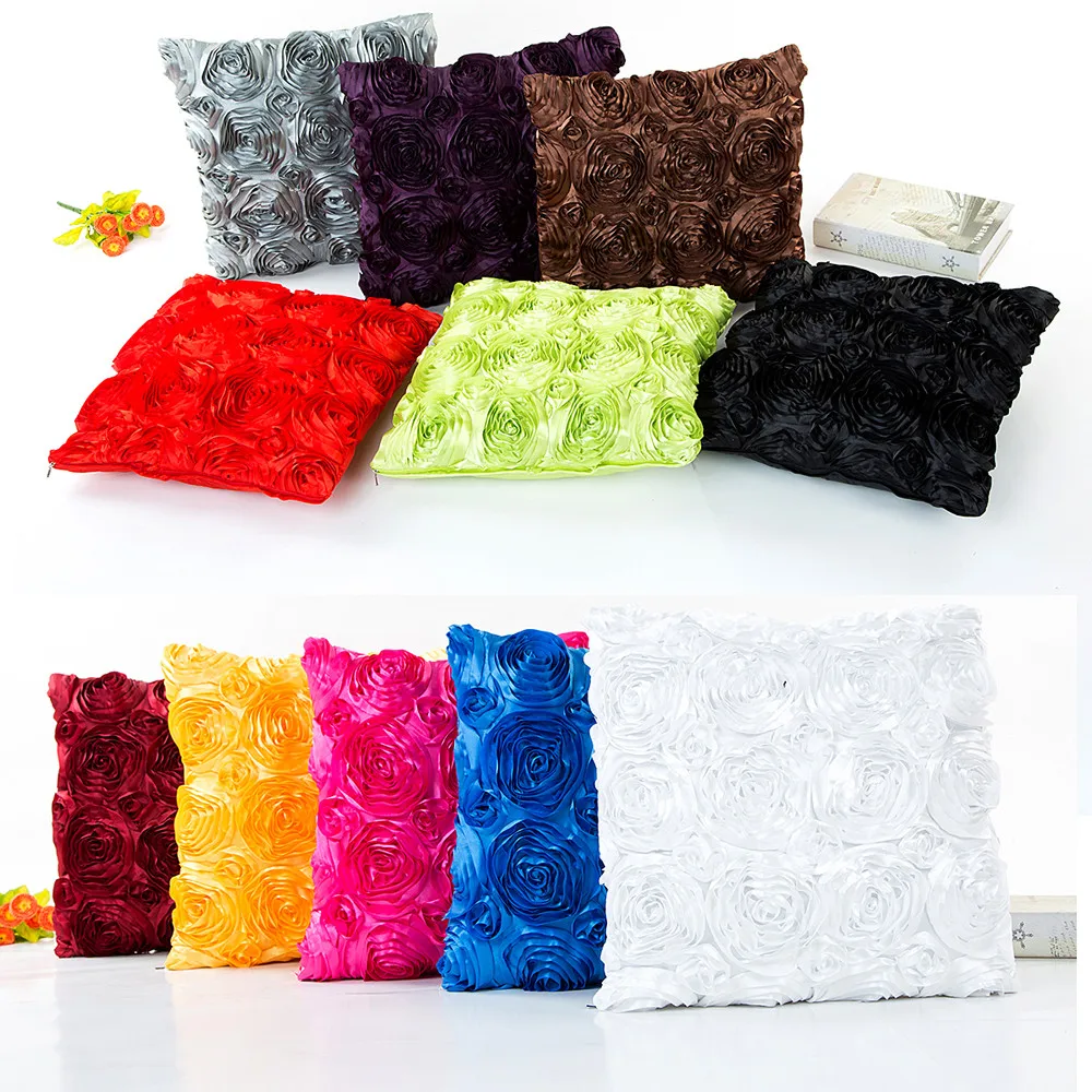 

43X43cm Polyester Pillow Sofa Waist Throw Cushion Cover Home Decor Cushion Cover Case Removable and Washable B1