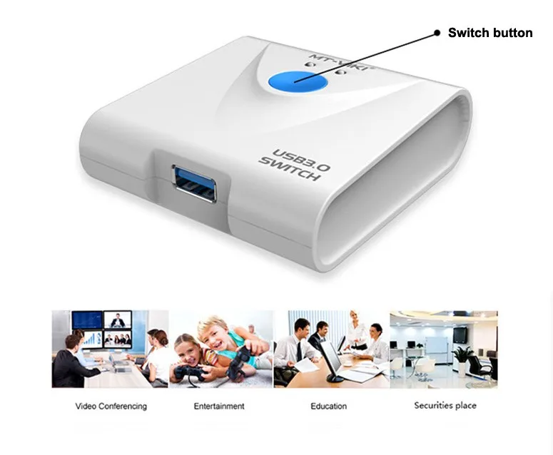 Usb3.0 коммутатор с 2 портами usb3.0 мобильный жесткий диск sharer switch|printer port|switch 2switch switch |