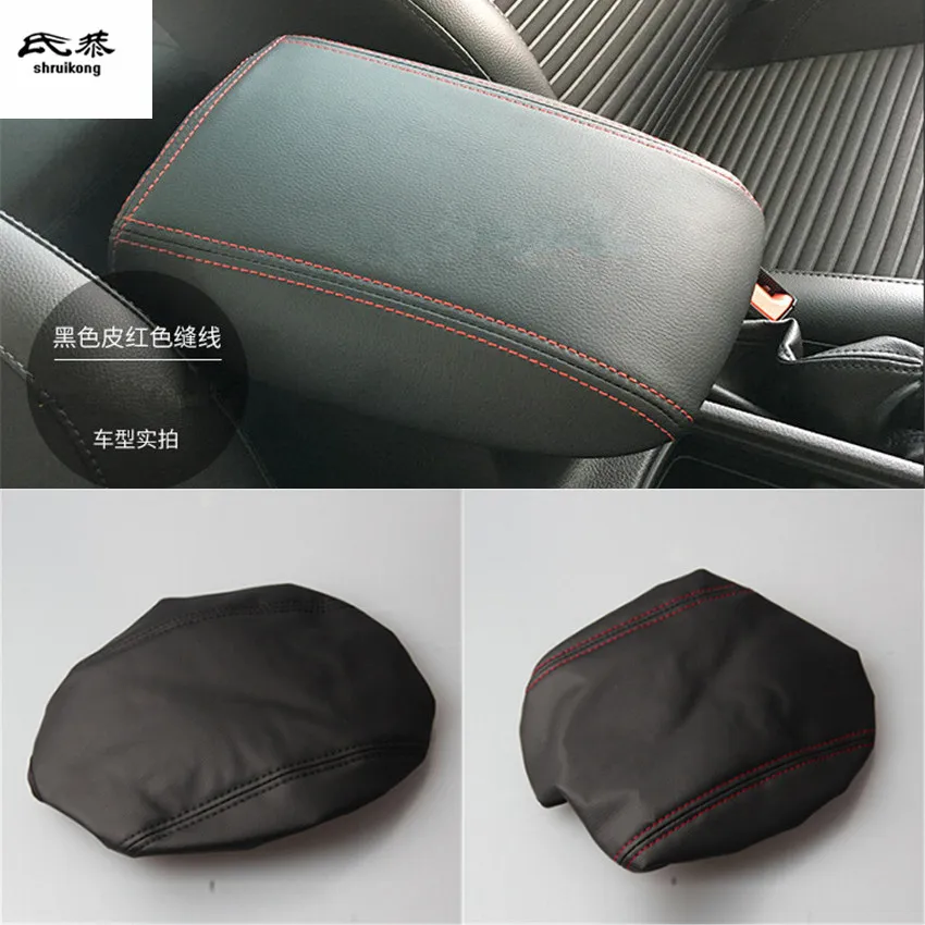 

1Set for 2015-2017 FORD FOCUS 3 MK3 PU Leather Car Accessories Armrest Box Protection Cover