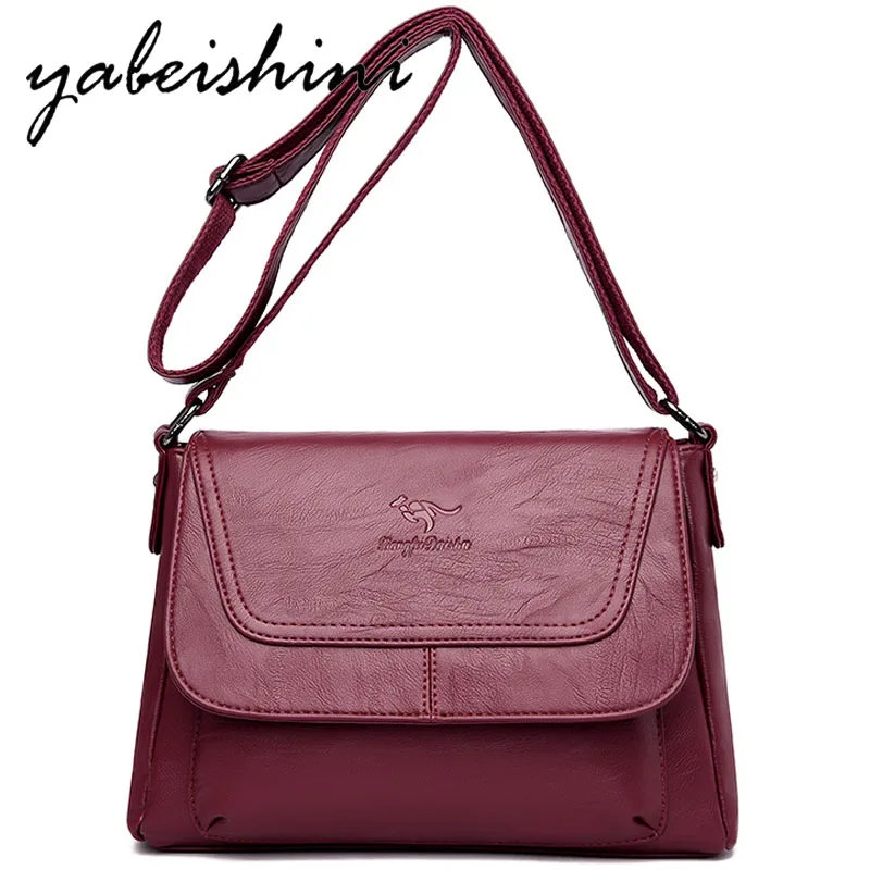 YABEISHINI New Women Crossbody Bags For Women 2019 Woman Summer Bag Leather Luxury Handbags Women Bags Designer Sac A Main Femme