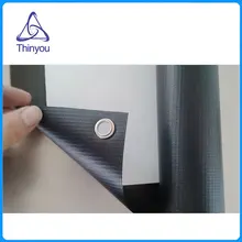 Thinyou 180 дюймов 16:9 экран для проектора Roll Up Портативный матовый белый настенный с петельками для домашнего кинотеатра деловая встреча