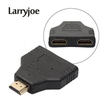 Larryjoe 1080P HDMI порт Мужской до 2 Женский 1 в 2 Выход сплиттер кабель адаптер конвертер