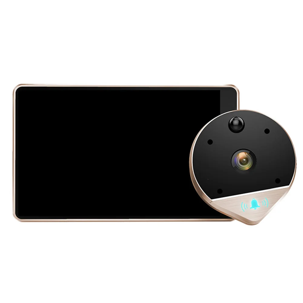 

WIFI Remote Monitoring Infrared Detector Wireless Doorbell Visual Anti-theft Intercom Peephole Video Electronic Wide Angle Smart