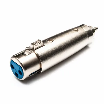 

10pcs/lot Good Quality RCA Plug to XLR 3Pin Female Plug Canon Audio Connector Adapter