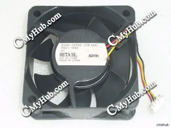 

Genuine For Nidec D06K-24TS2 27B AX RK2-1992 DC24V 0.06A 3Wire 4Pin 6025 6CM 60mm 60x60x25mm Cooling Fan