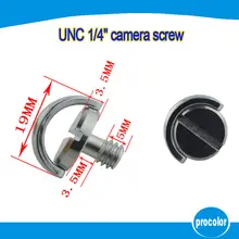 10 pcs New design camera accessories 1/4″ UNC screw with D-ring for tripods ball head and quick release plate