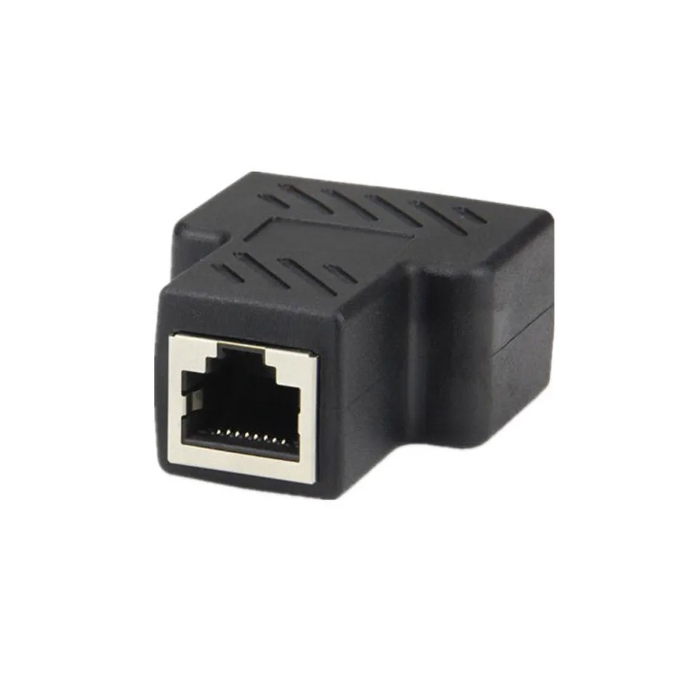 Vovotrade 1-2 LAN ethernet сеть RJ45 Сплиттер удлинитель переходник разъем RJ45 1-2 способа Прямая поставка