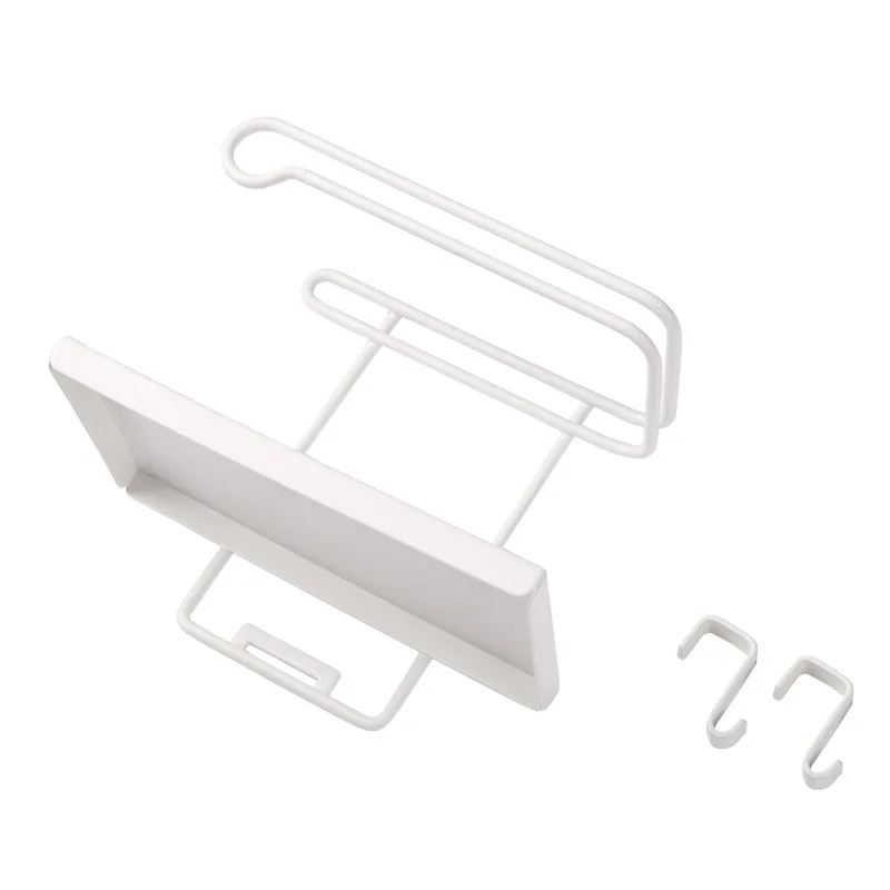 Manzelun 2 Layers Paper Holder Kitchen Storage Organizer (9)