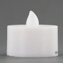 12 шт/партия янтарный цвет ультра яркие светодиодные кадли открытый Рождество светодиодные Чайные светильники