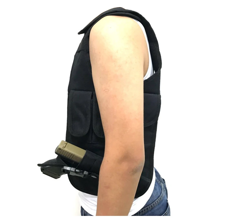 

Tactical Anti-theft Hidden Underarm Security Shoulder Gun Holster Holder Armpit Bag Army Rifle Gun Holster Pouch Case Black