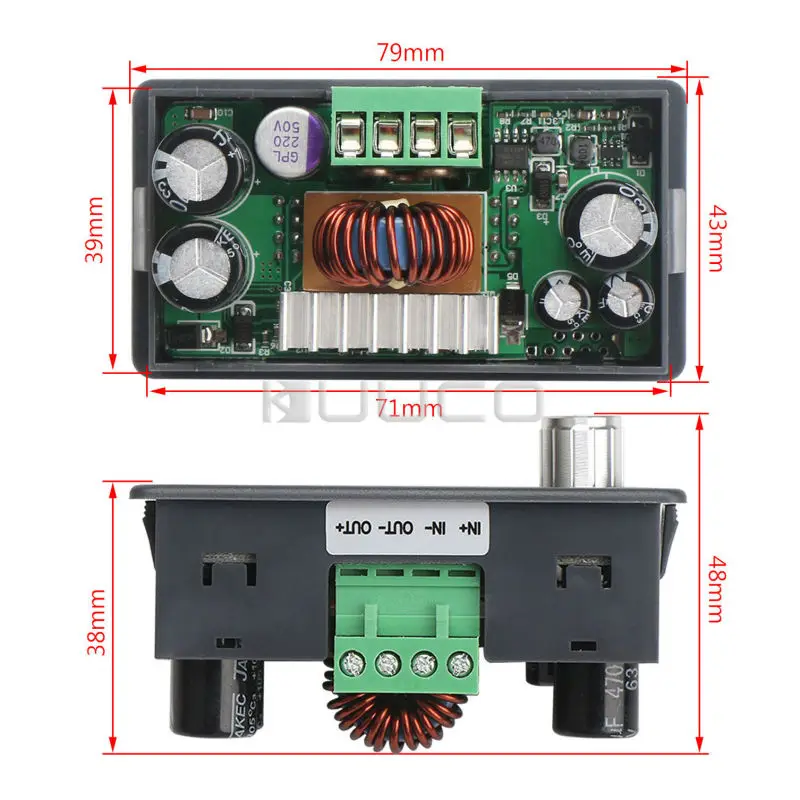 Блок питания с ЧПУ 250 Вт от 6 до 55 в 0 50 В 5 А|dc regulator 5a|digital voltage regulatoradjustable adapter |