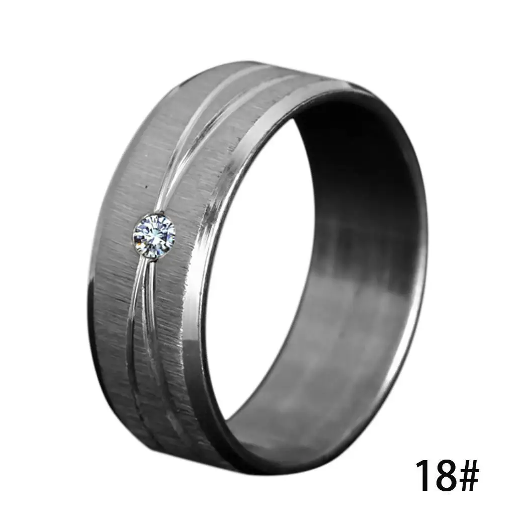 

Gift Band Silver Engagement Geometric Geometric Street Rhinestone Men Ring etc Club Party Casual Wedding Fashion Carve