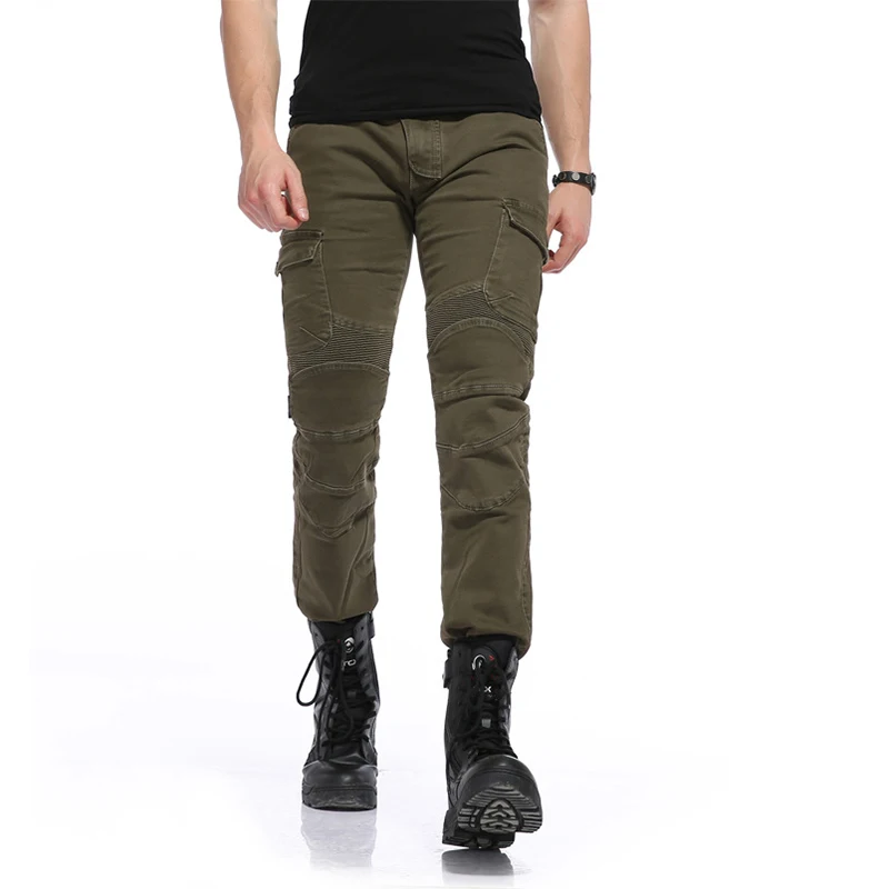 

2018 new jeans men's motorcycle jeans pants protection equipment Motorcycle Racing locomotive Hips Knee Protection Pants