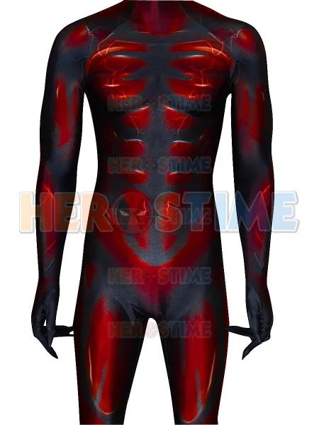 3d принт Веном фильм костюм для бойни спандекс полный тело косплей Zentai Хэллоуина