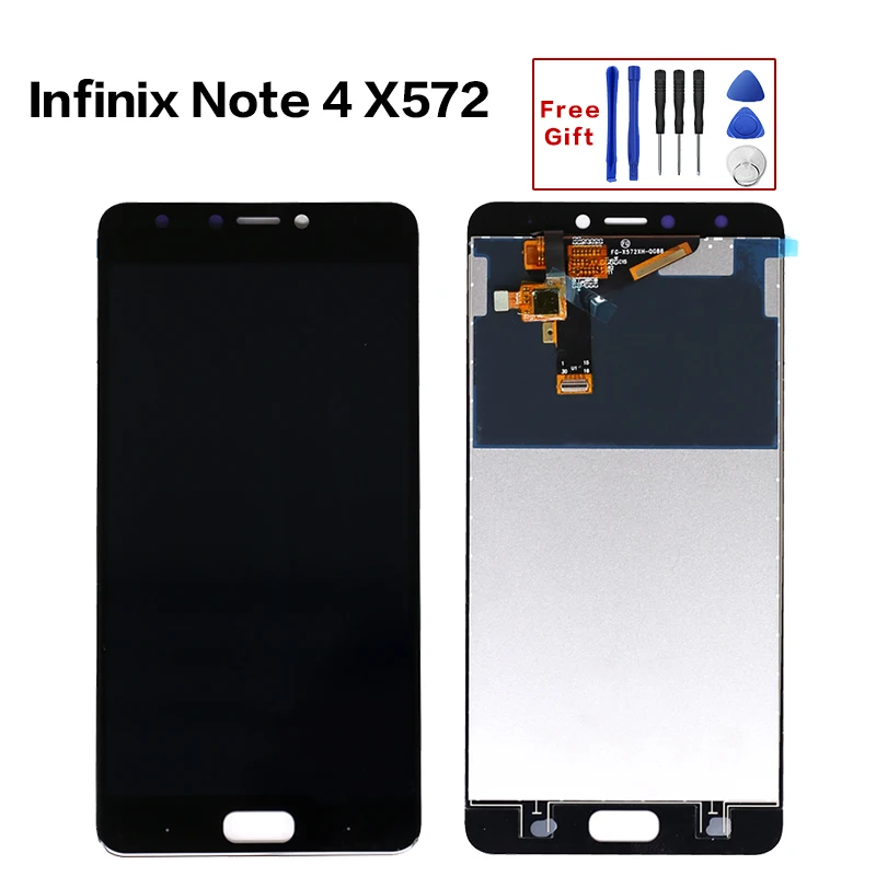 

5.7'' For infinix X572 Note 4 LCD Display + Touch Screen Digitizer Replacement LCD Complete display for infinix Note4 X572