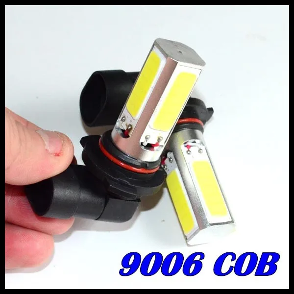 

Free Shipping 50 X Car LED fog Lamp 9006 led 9005 h11 h7 9006 COB Day Driving Head Light Fog Bulb White Car Super Bright