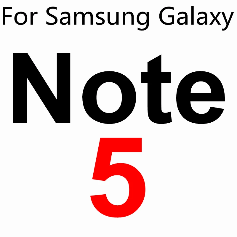 Закаленное Стекло Экран протектор для samsung Grand Prime G530 Note 4/Note 5 J1 мини J5 J7 J3 S6 S5 S4 S3 защитная пленка - Цвет: Note 5