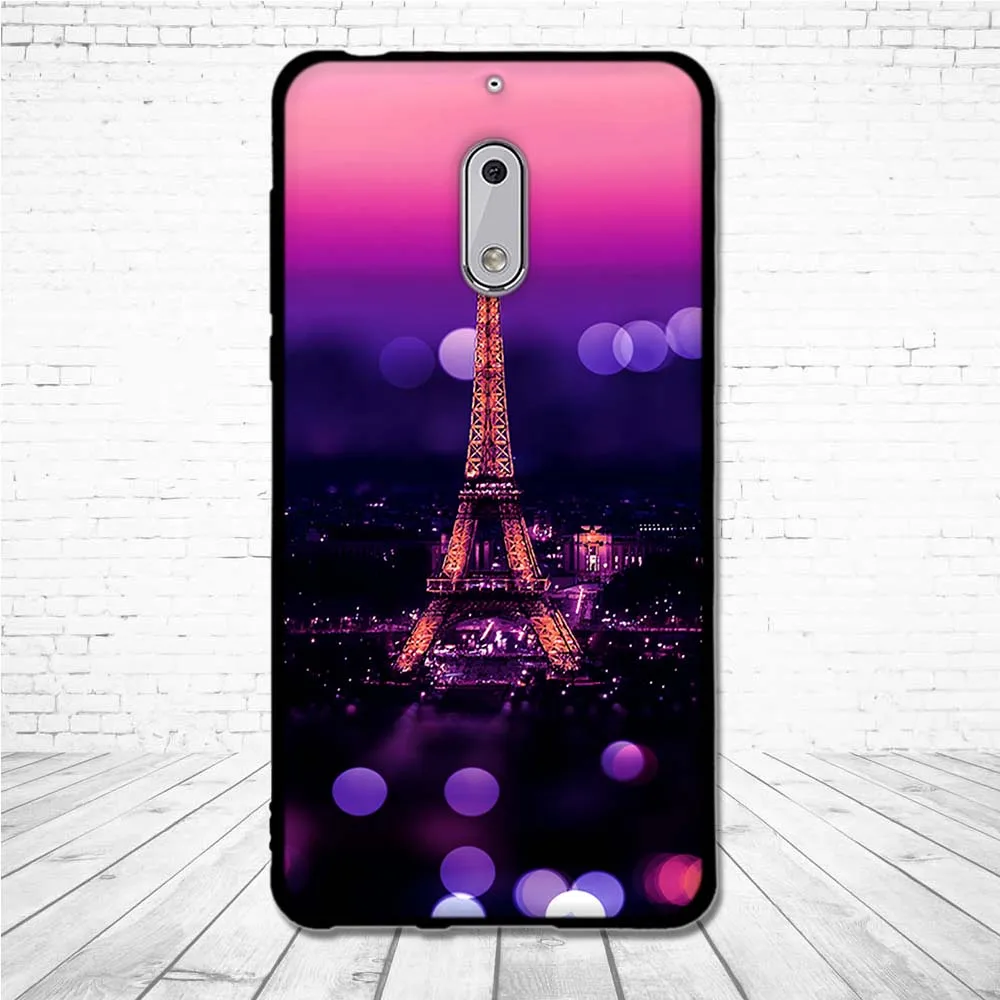 Мягкий ТПУ чехол для Nokia 6 Чехол защитный силиконовый задней панели телефона