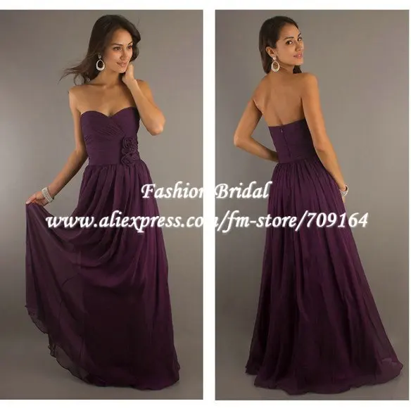 plum bridesmaid dresses cheap