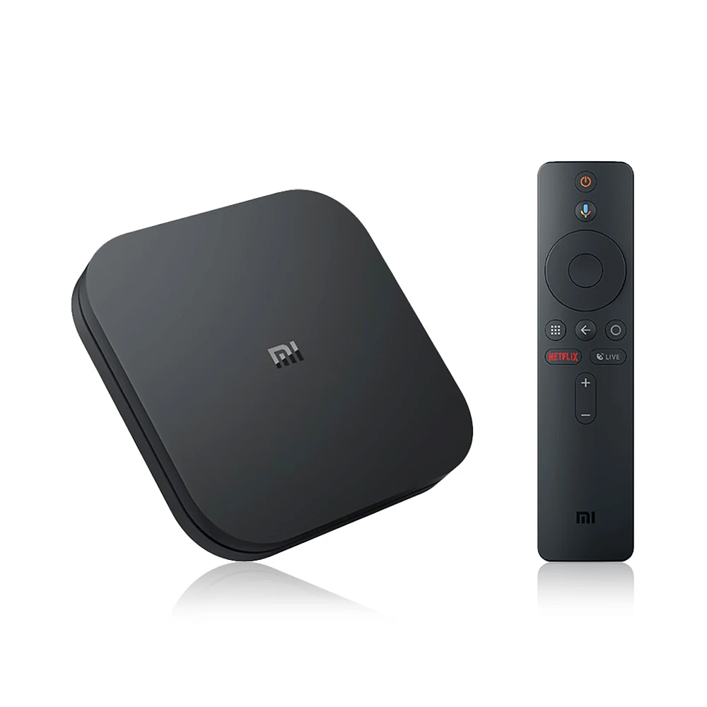 Original Global Xiaomi Mi TV Box S 4K HDR Android TV 8.1 Ultra HD 2G 8G WIFI Google Cast Netflix IPTV Set top Box 4 Media Player