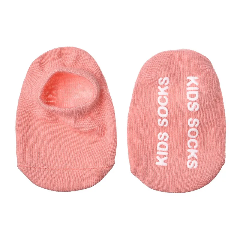 LIEBE ENGEL/5 пар/партия, лидер продаж, летние носки для малышей хлопковые короткие Нескользящие короткие носки для маленьких мальчиков и девочек, однотонные - Цвет: pink