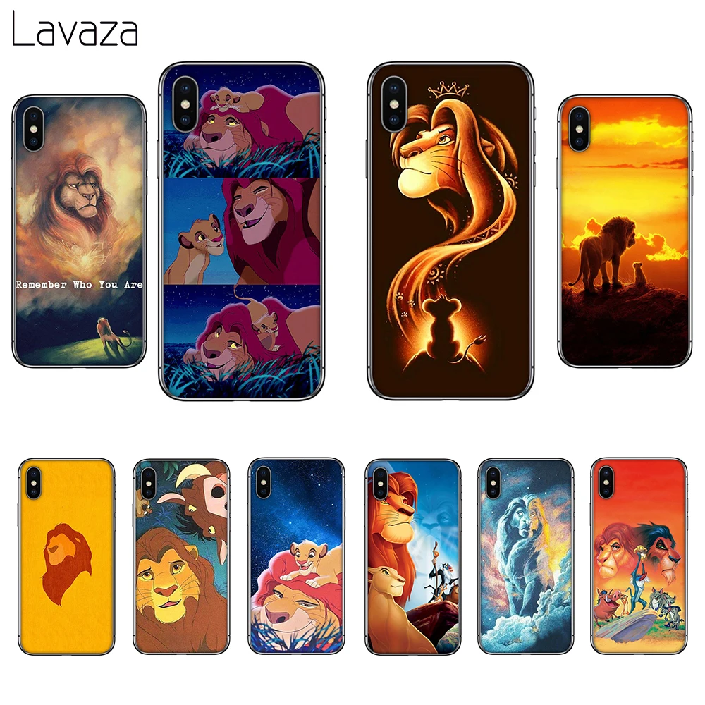 Lavaza Lion King Soft Silicone Case Cover for Apple iPhone 6 6S 7 8 Plus 5 5S SE X XS 11 Pro MAX XR |