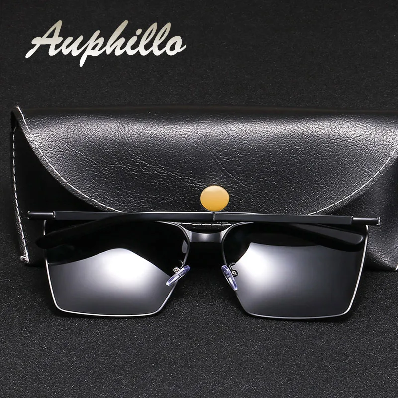 AUPHILLO Classic Brand Designer Sunglasses Men Women Polarized Photochromic Sunglasses Men Square Driver's Driving Glasses UV400 AUPHILLO Classic Brand Designer Sunglasses Men Women Polarized Photochromic Sunglasses Men Square Driver's Driving Glasses UV400