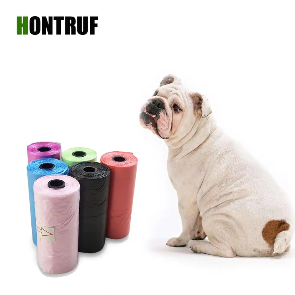 

15 in 1 volume Pet Garbage Pick Up Bag Cat and Dog Feces Handling Bag Dog Bag Outdoor Portable Dog Garbage Bag