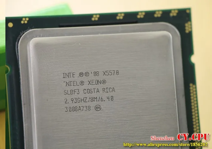 Процессор Intel Xeon X5570 cpu/2,93 ГГц/LGA1366/8 Мб кэш L3/четырехъядерный/серверный cpu Рабочая разбитая штука