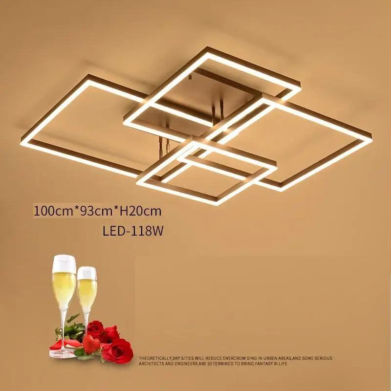 Современный Plafoniera Домашний Светильник ing Lustre лампа с плафоном для гостиной Deckenleuchte светодиодный Plafondlamp Lampara De Techo потолочный светильник - Цвет корпуса: MODEL I