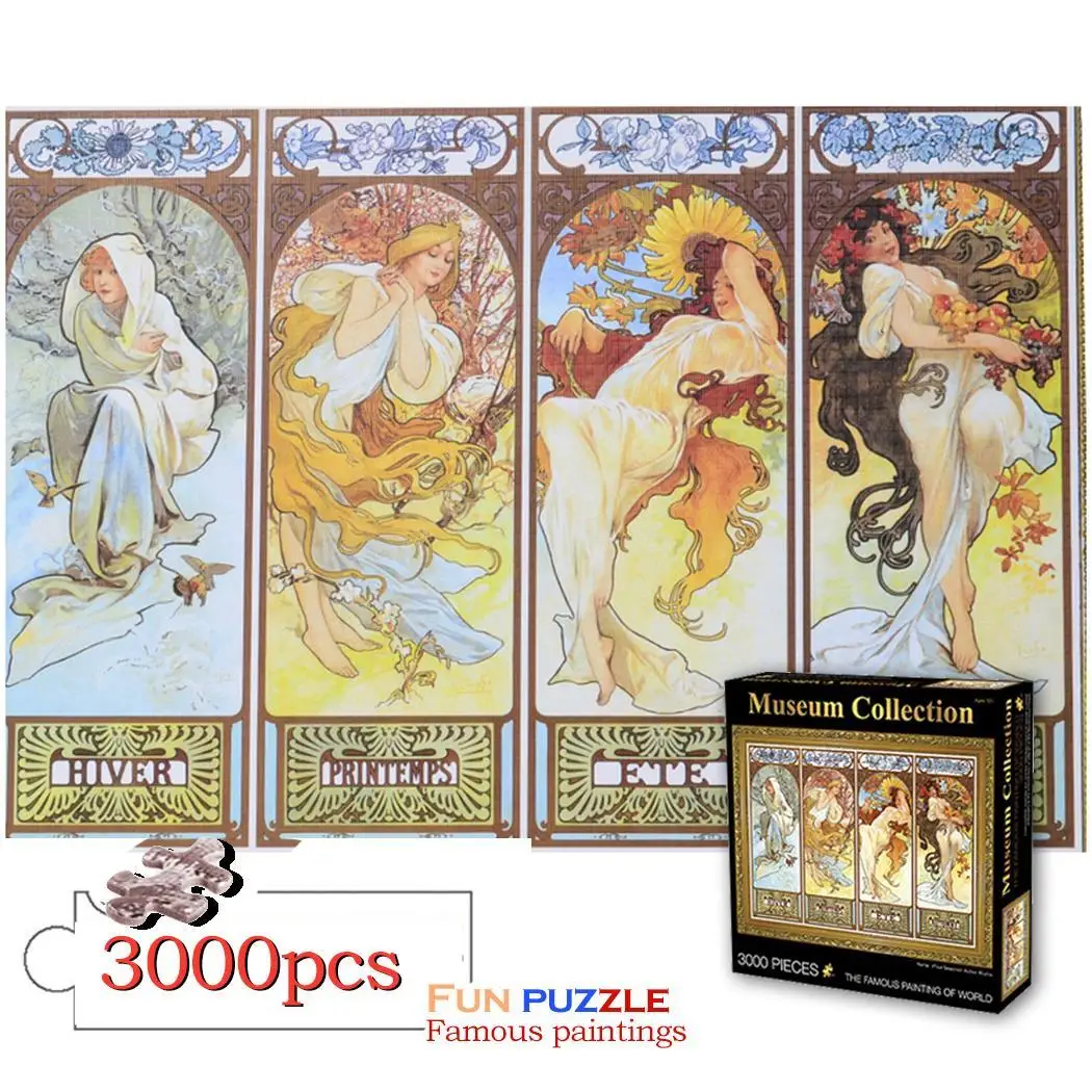 

DIY Beautiful Multicolor Puzzle Toy Stress Reliever Home Flat Puzzle >14 Years Old