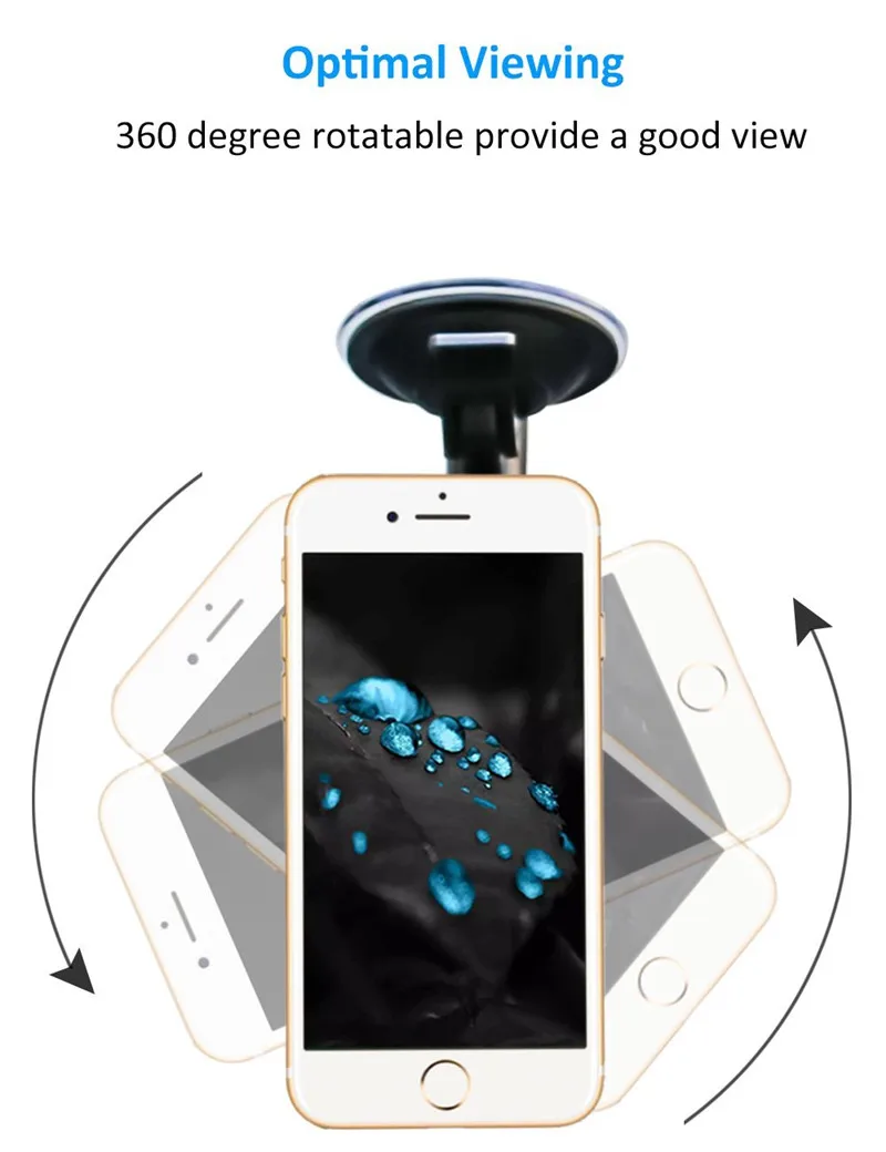 Универсальный магнитный держатель на лобовое стекло автомобильный держатель для телефона, держатель телефона цвета, украшенное мозаикой из драгоценных камней, 12 дюймов Алюминий длинные руки в стиле «Лебединая шея» для iphone ipad Планшеты