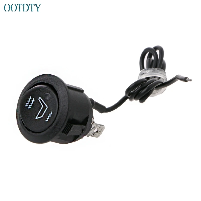 Hot 12V Universal 3 Pins Round Heater Motorcycle Car Seat Rocker Switch