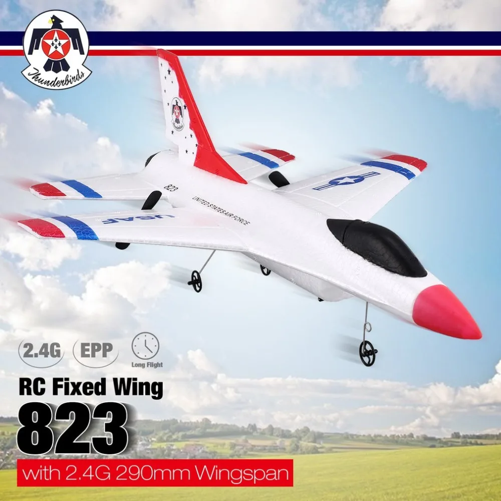 

FX-823 2.4G 2CH Remote Control Glider 290mm Wingspan EPP RC Fixed Wing Airplane Aircraft Remote Control Drone for Kid Gift RTF