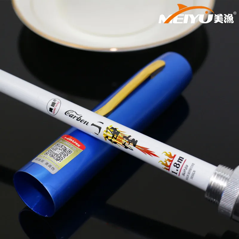 EMMROD 1.8 Meters Of Crabon Pen Fishing Rod Mini Portable Stroke Sea Fishing Pole