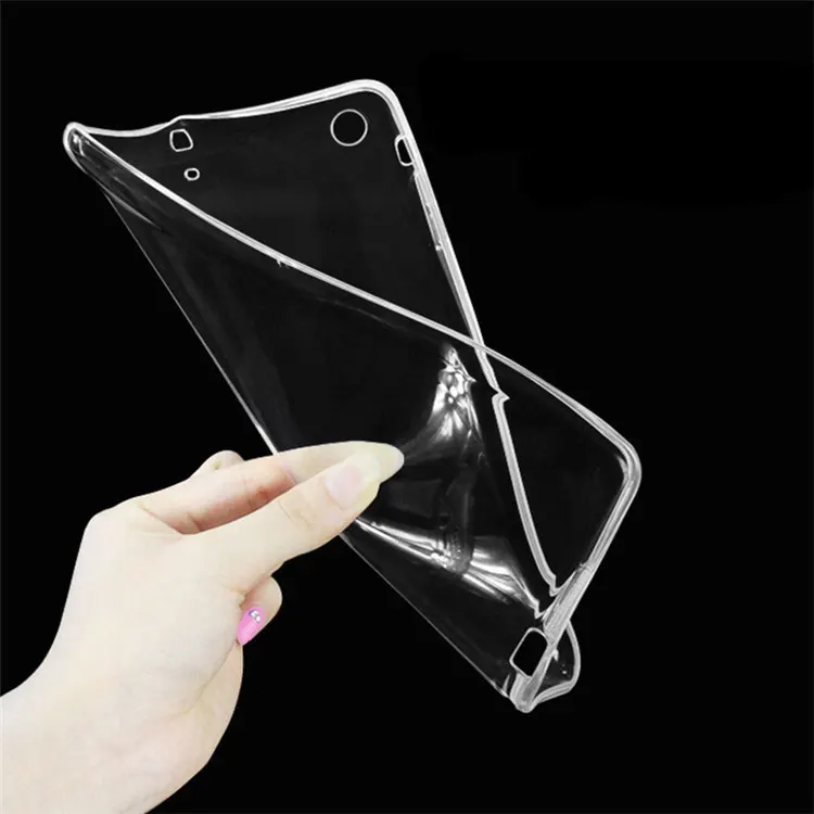 New Coque for iPad 2 iPad 3 iPad 4 Air 1 Air 2 mini 123 mini 4 Case Clear Transparent TPU Funda for iPad 234 Cover Soft          (6)