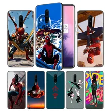 Spider Man Far From Home Soft Black Silicone Case Cover for OnePlus 6 6T 7 Pro 5G Ultra-thin TPU Phone Back Protective Fundas